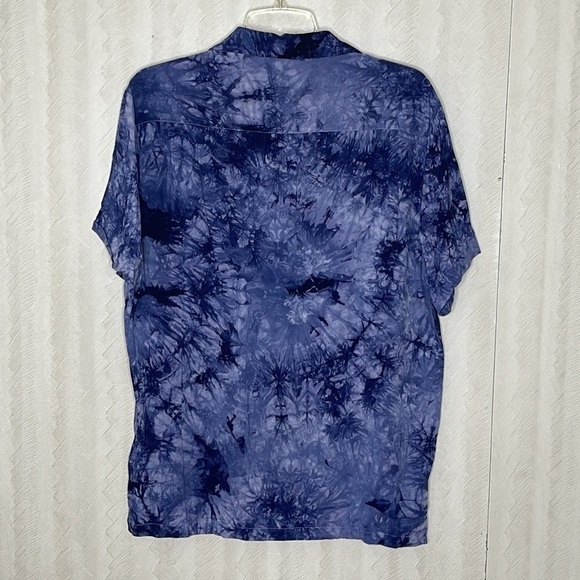 ❤️ 🆕 DENIM & FLOWER Button Down Shirt Size L - Picture 3 of 4